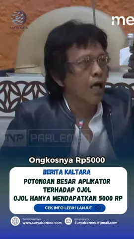 #Repost @suryaborneo__ Adian Napitupulu marah terhadap aplikator ojol dengan potongan besar, mencekik para driver  Sumber berita faktadata #fyp #viralvideo #indonesia🇮🇩 #viralreelsシ 