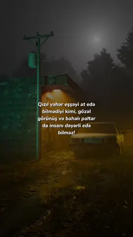 𝙰𝚡𝚝𝚊𝚛𝚍ığı𝚗ı𝚣 𝚜ə𝚑𝚒𝚏ə Qızıl yəhər eşşəyi at edə bilmədiyi kimi, gözəl görünüş və bahalı paltar da insanı dəyərli edə bilməz!