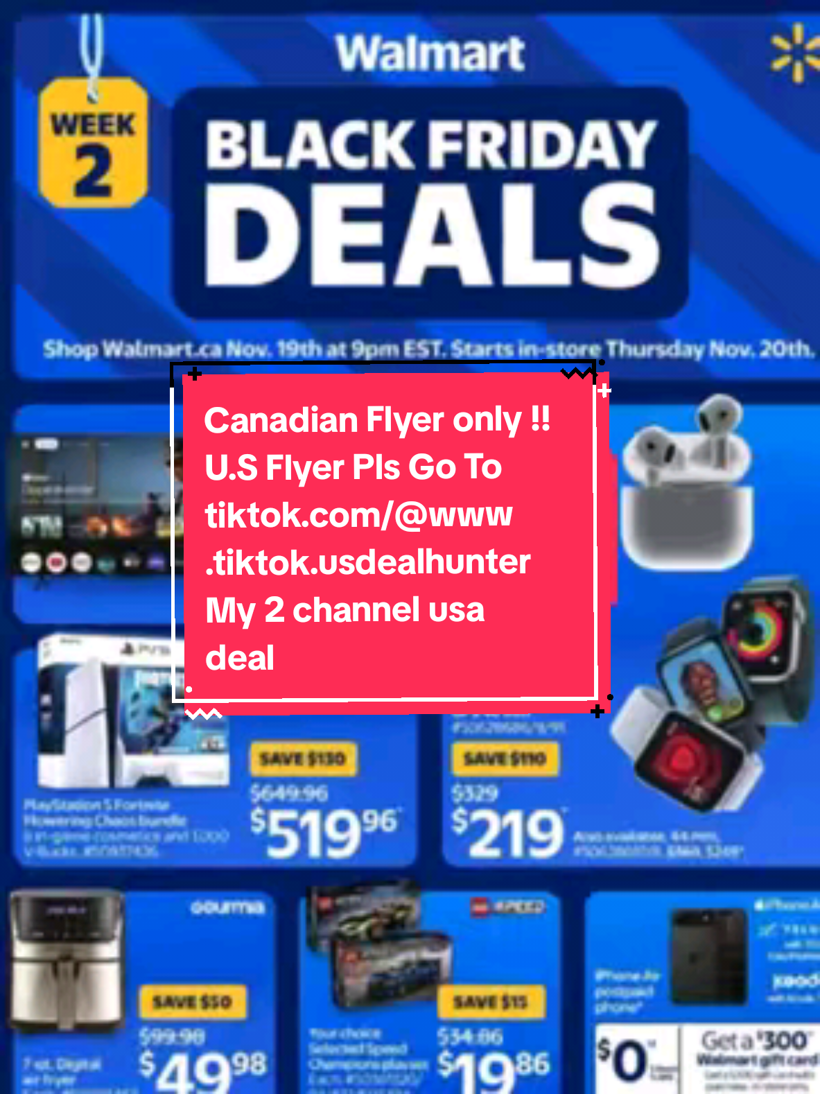 🔥 Walmart Black Friday Deals (Canada) | Week 2 Flyer Highlights New Walmart Black Friday flyer is out now. Here are the biggest savings this week across electronics, toys, home, and holiday essentials. Perfect time to plan your shopping before items sell out. #WalmartCanada #BlackFridayDeals #CanadaDeals #FlyerSpecials #HolidaySavings
