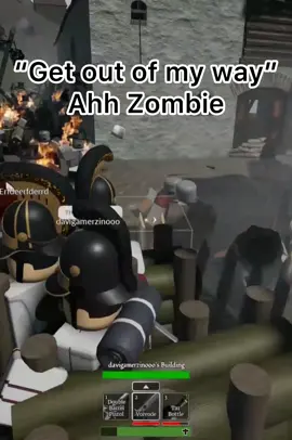 Zombie Got Beef #fyp #viral #roblox #fypシ #gutsandblackpowder 