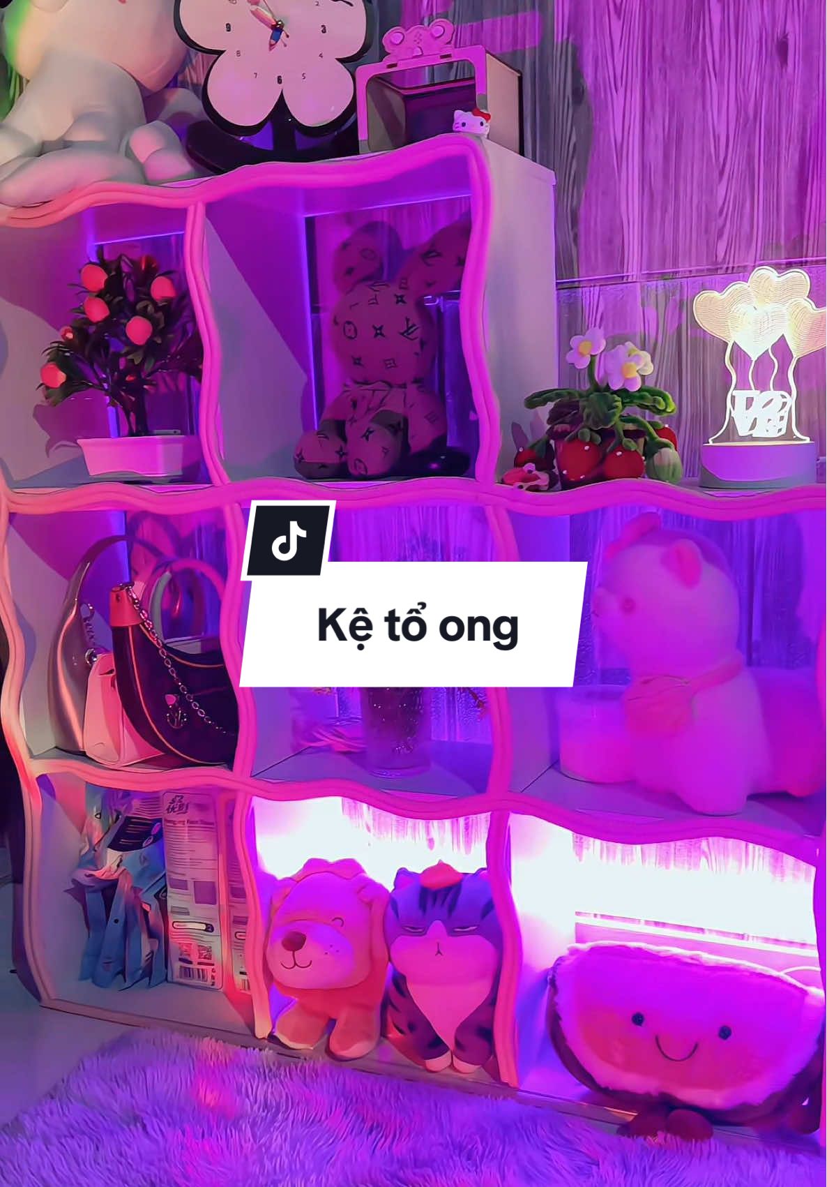 Kệ tổ ong đa tầng✨ #ketoong #ketoongdatang #ketoong8o #decor #xuhuong 