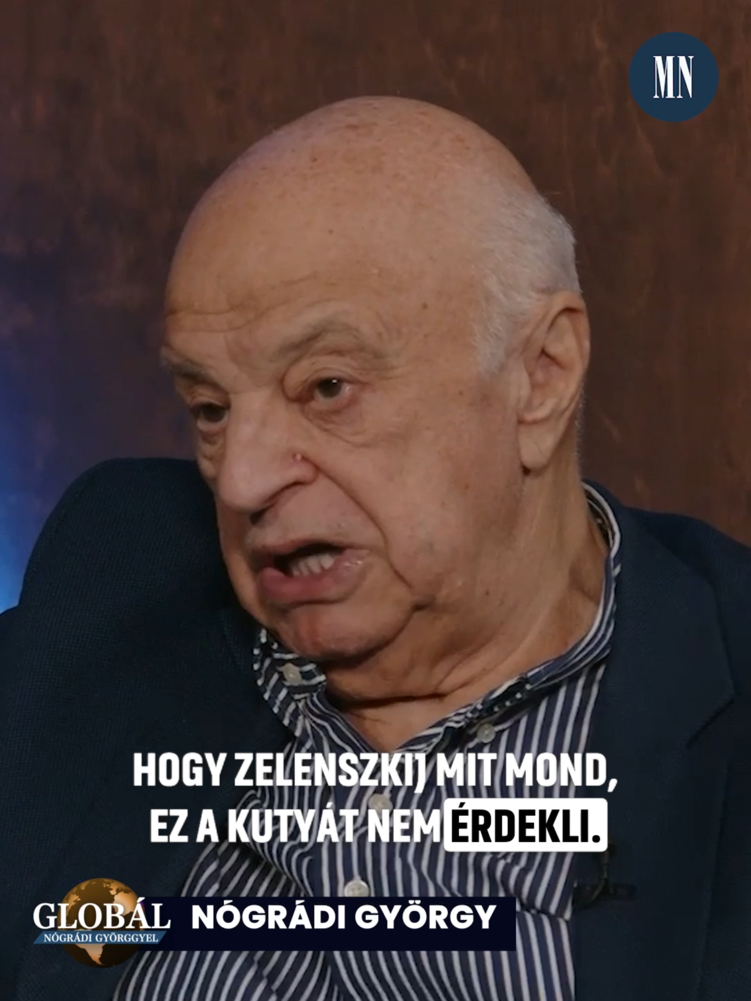 Nem mindegy, hogy egy színész politizál, vagy egy politikus színészkedik Magyar Nemzet Globál Nógrádi Györggyel. A teljes adás megtekinthető YouTube-on. #zelenszkij #ukrajna #magyarnemzet #global #nogradi