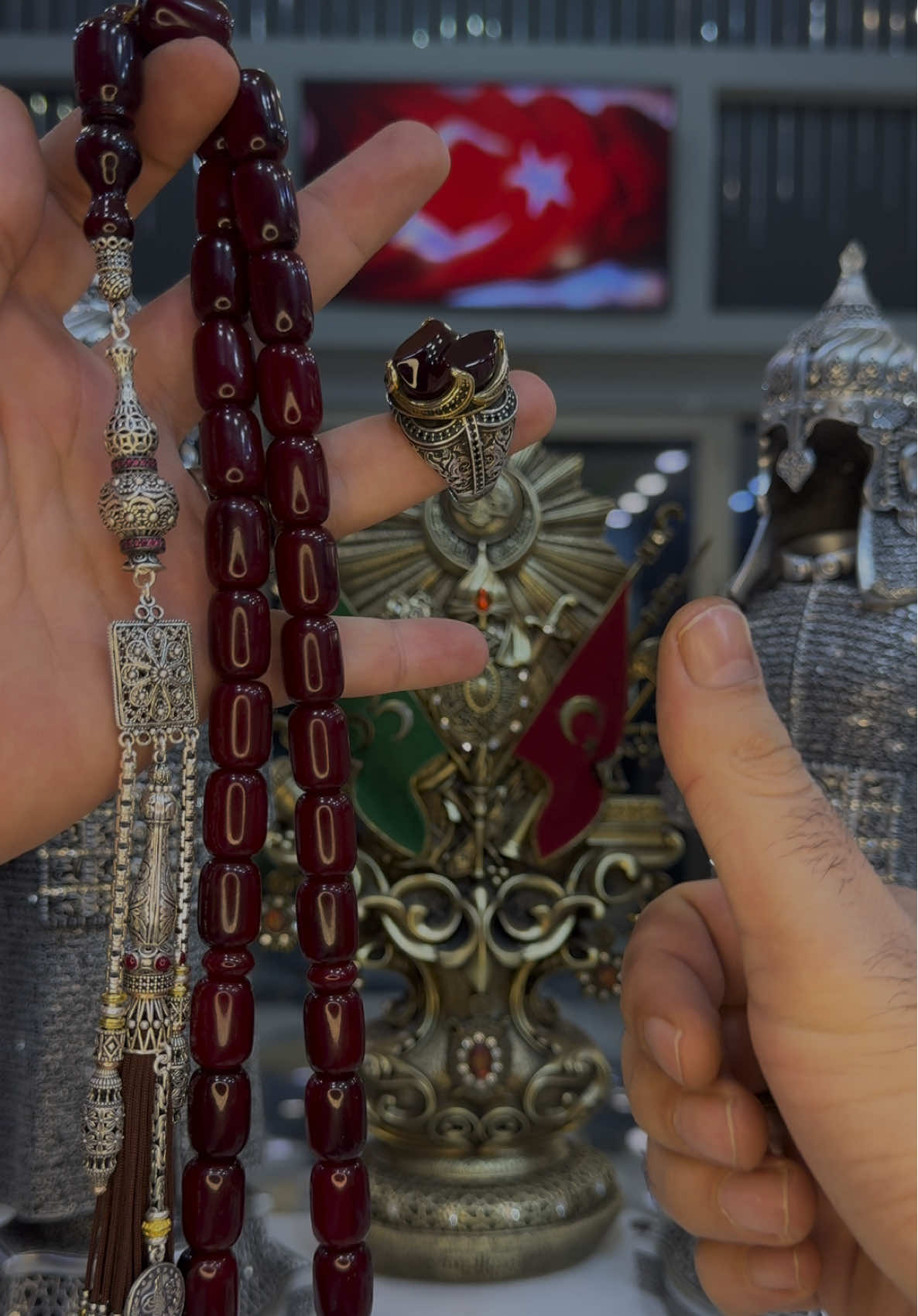 SANCAK SERİSİNE DEVAM 🥰#canlımezat #sarrafoğlutesbihçilik #osmanlı #tesbihkoleksiyonu #YaAllah 