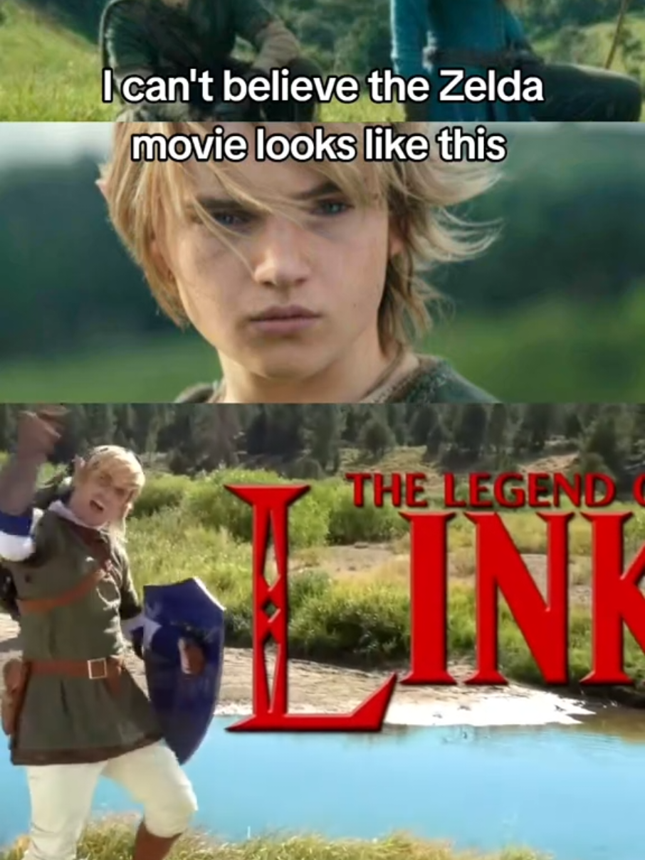 I can't believe the Zelda movie looks like this #TheLegendOfZelda #Nintendo #Smosh #2027 #LiveAction 
