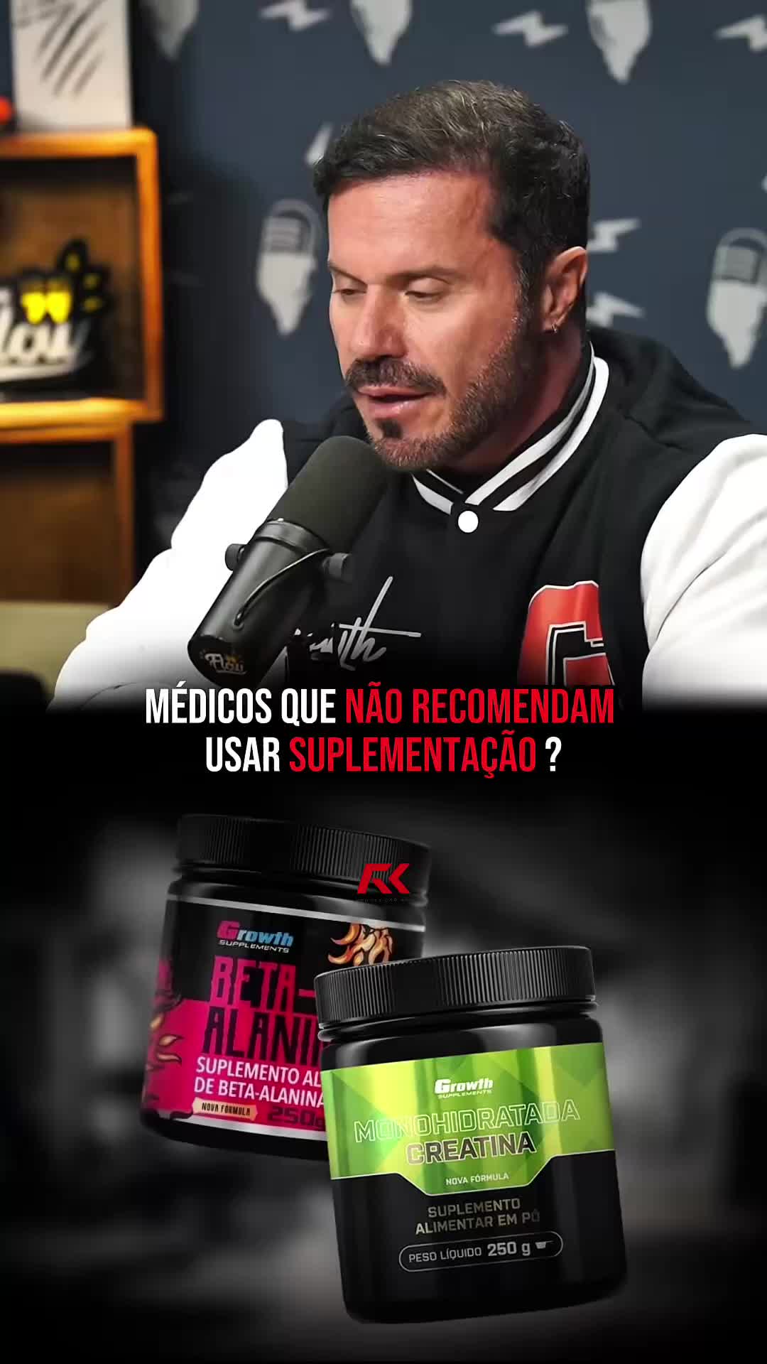 🚨 É no mínimo curioso quando um profissional de saúde descarta totalmente o uso de suplementação. Porque no final das contas, o objetivo deveria ser um só: ajudar as pessoas a viverem mais e melhor. E quando a gente fala de saúde de verdade, não tem como ignorar um ponto: musculação é a atividade da longevidade. É ela que mantém o corpo firme, forte, funcional… é ela que te permite chegar na velhice caminhando, carregando suas coisas, levantando da cadeira sem depender de ninguém. Agora, se a própria base da longevidade está na força, na rotina e no cuidado diário… por que fechar a porta para algo que pode complementar isso?