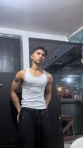 new haircut x white sando, e ano #gym #fyp