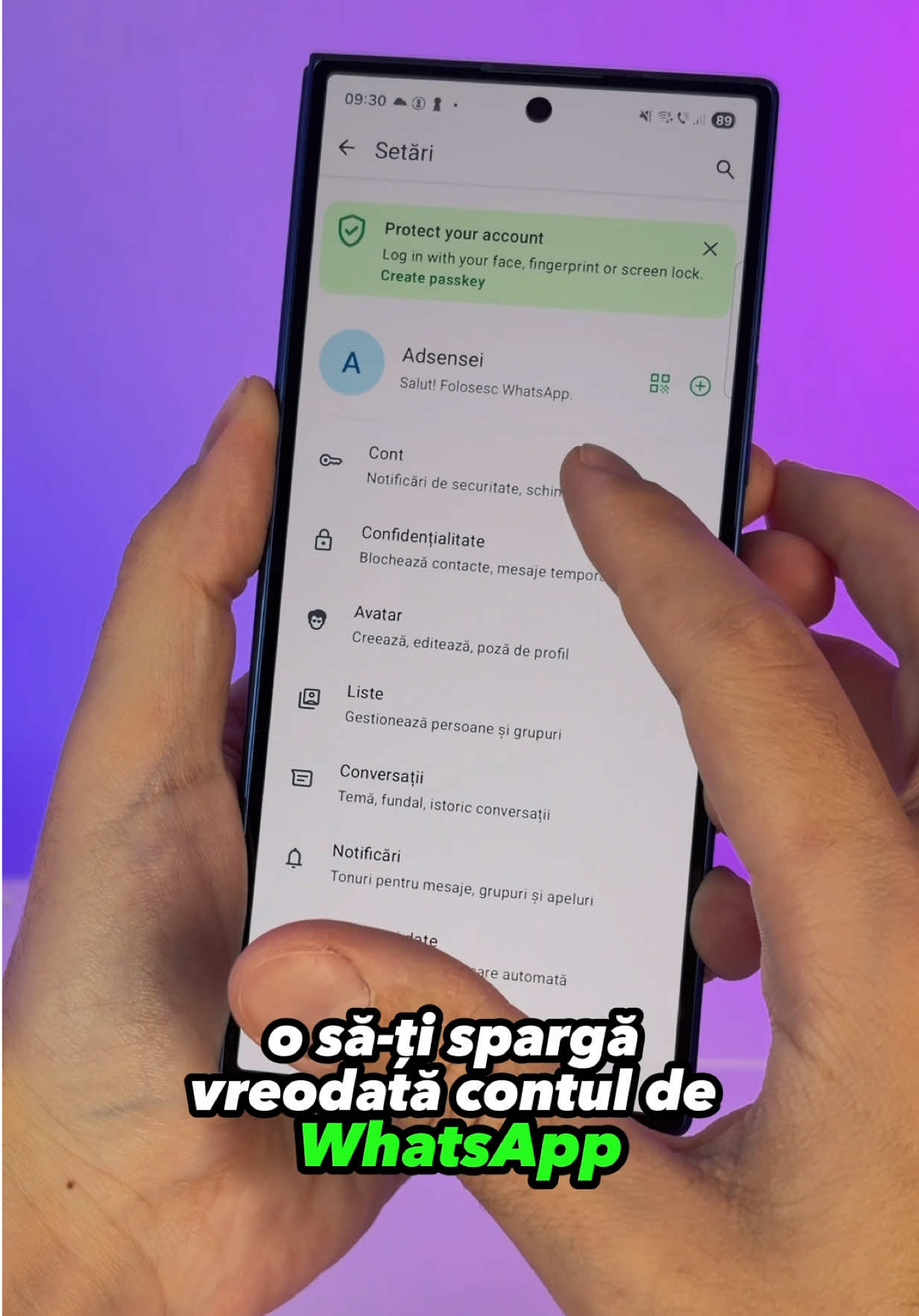 Mesajele tale de pe WhatsApp sunt citite?!? #whatsapp #telefon #invatapetiktok #foryou #tiktokromania 