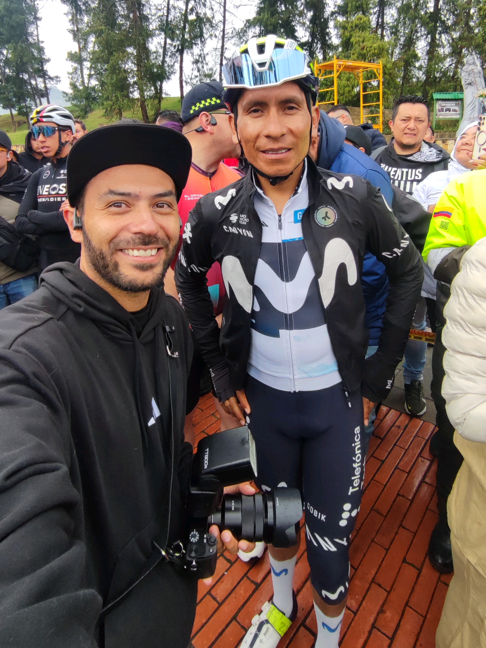 La vida lo pone a uno en situaciones inolvidables! #nairoquintana 