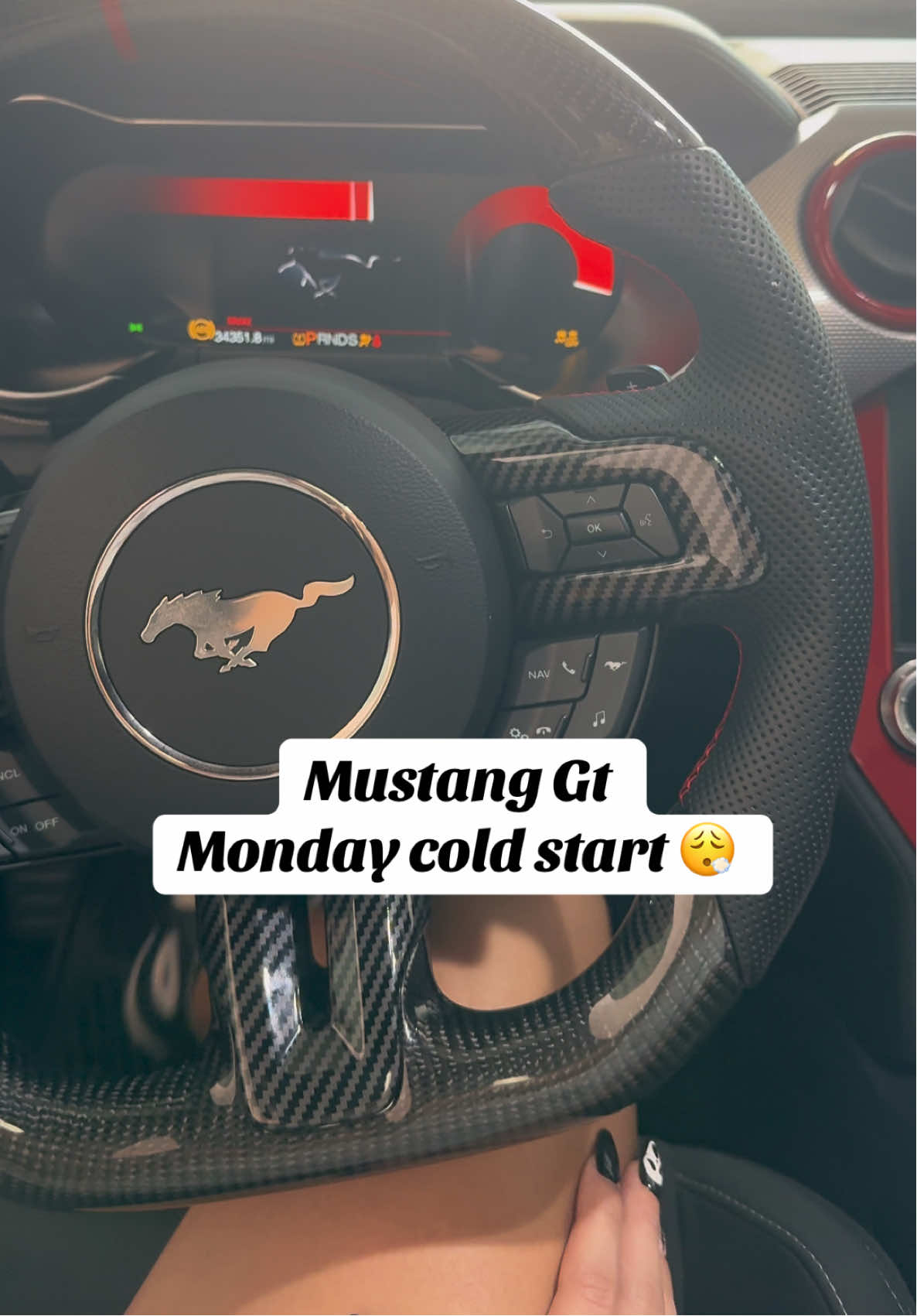 Don’t get tired of this  #fyp #mustanggt #mbrpexhaust #coldstart #carsoftiktok 