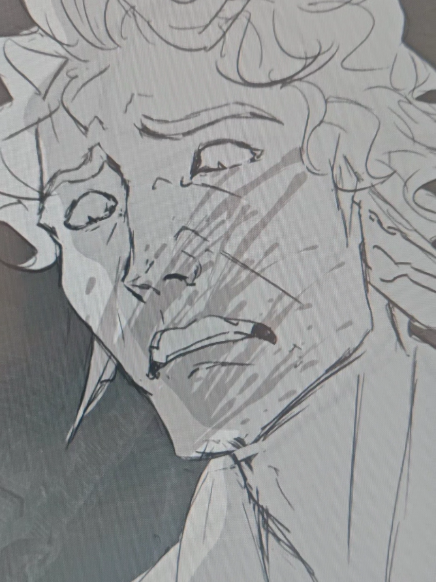 Bad news, chat. Orin kicked the snot out of us. At least now I get to try sad expressions too. #astarionbg3 #bg3 #astarion #durge #thedarkurge 