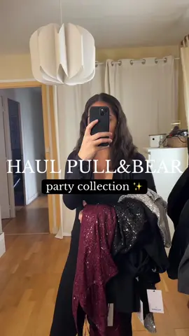 Haul PULL&BEAR party outfit✨ #Haul #tryon #pullandbear #party #partytime @Pull&Bear 