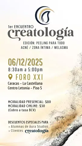 PEELING PARA TODO 🧪 #encuentro #cosmiatras #cosmetologia #peelingquimico #melasma 