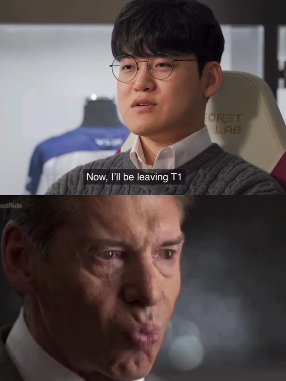 Es un día triste, gumayusi anuncia su retirada de T1. salganse de de internet quiero estar solo... #gumayusi #t1 #leagueoflegends 