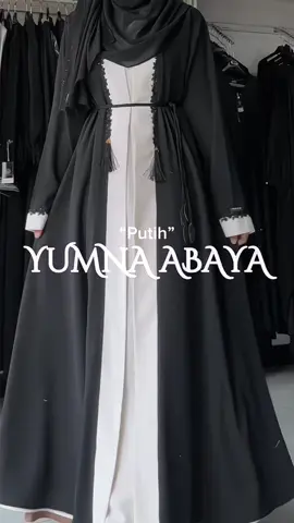 Yumna black&white#ootdhijab#abayahitam#abayastyle#pageforyou  