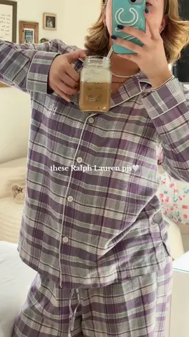 @Ralph Lauren I’m in love💜🤍 #pjsets #ralphlauren #pajamasets #lifestylecontentcreator #postgrad 