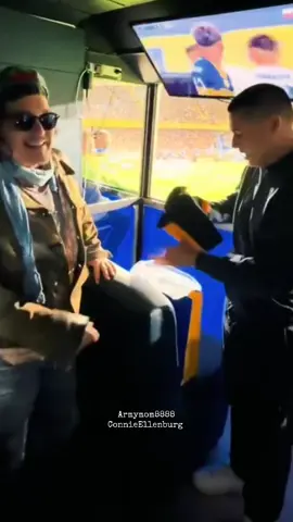 @Johnny Depp attended the soccer game yesterday in Argentina & received a personalized jersey from Juan Roman Riquelme ⚽️ 11-17-25 (Vid made by Armymom8888) #JohnnyDepp #Depphead #Depp #johnnydeppedit #johnnydeppisalegend 