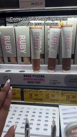 Comprei tanta maquiagem em promoção essa semana 😳 #maquiagem #produtosdebeleza #achadinhos #nickindicasp 