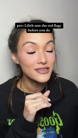 Stop shrinking yourself to fit situations that dim your light and stop ignoring the red flags.  The black moon Lilith in your chart represents where you refuse to compromise, where your sacred rage lives, and where you've been unfairly judged. When she shows you the red flags (in people, jobs, or situations), she is offering you a lesson in self-respect and boundary setting. Pay attention, use it and implement it into your daily life.  #lilithdevotee #lilith #lilithdeity #childoflilith #lilithastrology 