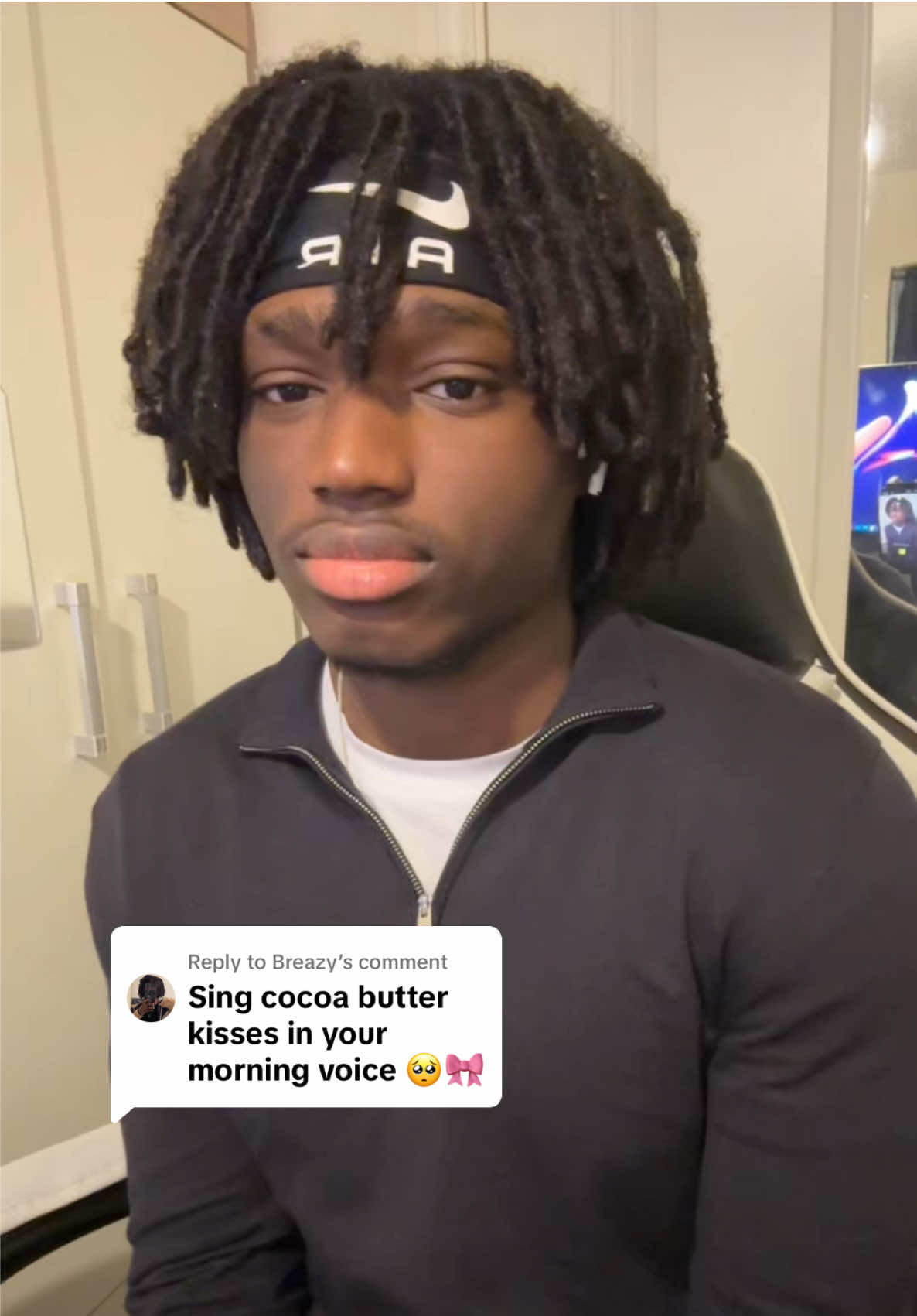 Replying to @Breazy I know my voice is deep but chilll 🙄