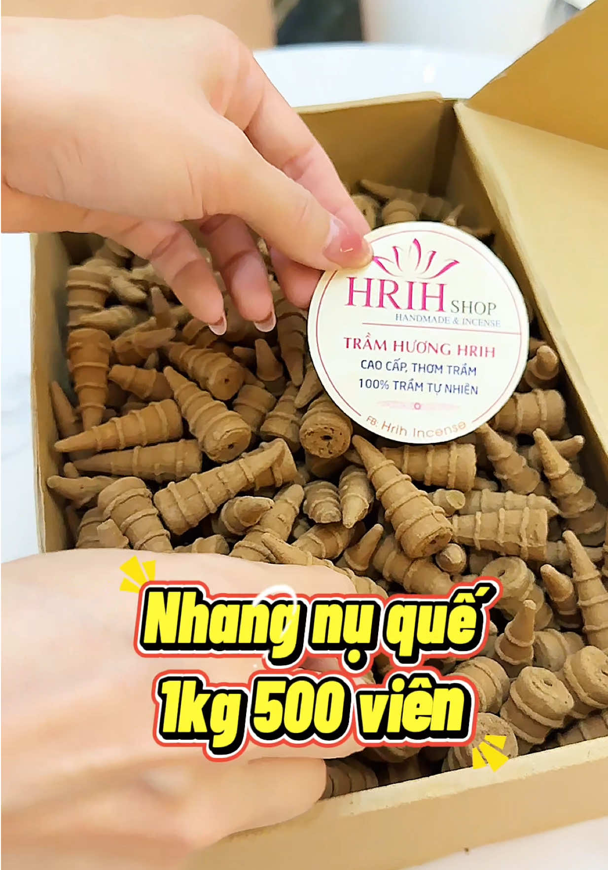 Trả lời @Thanh Thuỷ nhang nụ Quế thơm 1kg 500 viên #vanvuive6262 #nhangnuque #nhangnuque #nhangnu #nhangthaomoc  @Vân Vui Vẻ 6262 