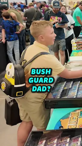 Whitman trades with Bush Guard Dad 🤣 . . . . Edited by @Brian  . . . #pokemonvendorpov #wholesome #contentcreator #hobby #pokemon                
