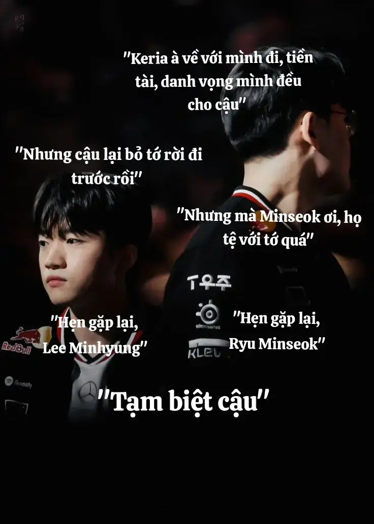 Mong rằng tương lai phép màu sẽ xảy ra, Gumayusi và Keria lại là bộ đôi đường dưới đồng hành cùng nhau nhé #LeeMinhyung #RyuMinseok #Gumayusi #Keria #GuKe 