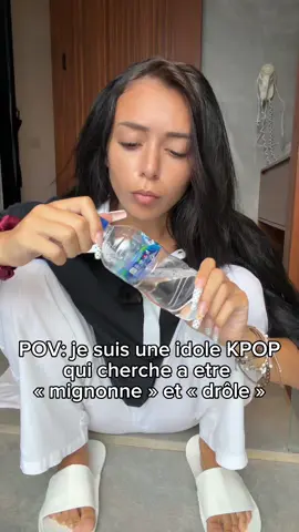pov tu es une idole kpop qui essaye d'être mignonne et drôle #pov #humour #drole 