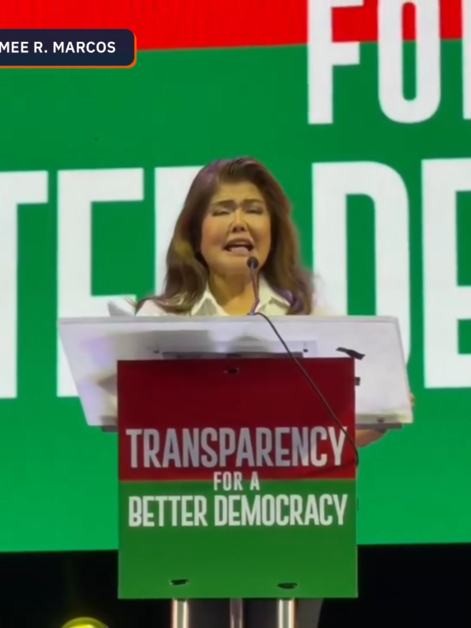 Imee tags President Marcos and First Family as drug addicts; Palace refutes claims | Senator Imee Marcos accused her brother President Ferdinand “Bongbong” Marcos Jr., First Lady Liza Araneta Marcos, and their children of being drug addicts on Monday, November 17, during the protest of Iglesia ni Cristo in Manila. Palace press officer Undersecretary Claire Castro refuted Imee’s allegations. #Rappler #newsph #tiktokphilippines #tiktokph