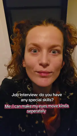 Just kidding I don't have a job 💃😭👀😅 #jobinterview #crosseyed #specialskills #sollicitatie #autisme 