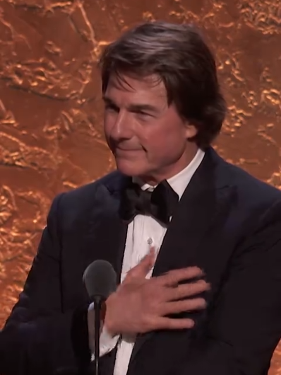 A cinematic force whose passion for storytelling, fearless pursuit of excellence, and commitment to the moviegoing experience have defined modern cinema. It was our privilege last night to recognize Tom Cruise with an Honorary Award at the Governors Awards. The 16th Academy Governors Awards - in partnership with @rolex. #Rolex #PerpetualArts