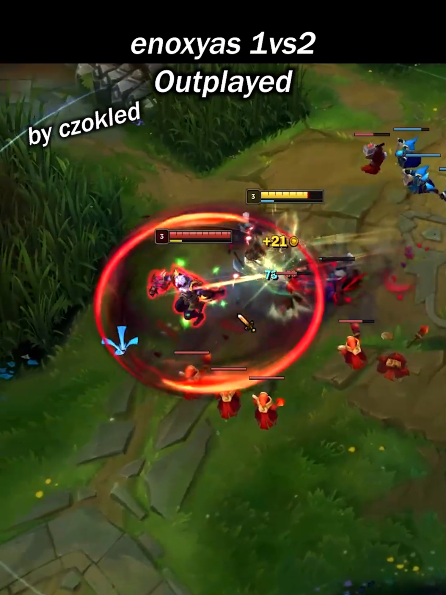 enoxyas 1vs2 - Outplayed #yasuo