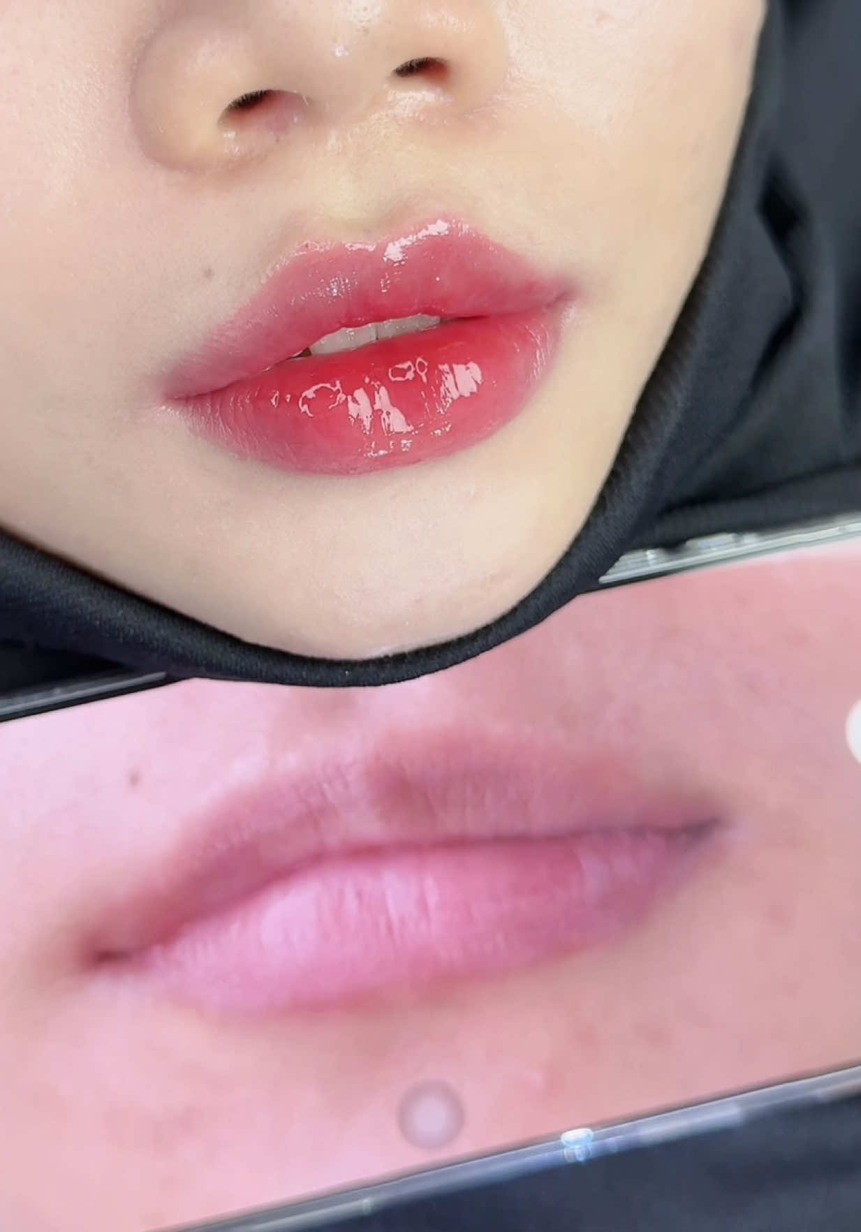 Huhu ước gì được len xu hướng môi qá xinh ạ, i love tiktok #ilovetiktok  #fb #moibaby #fillermoisaigon #moithietke 