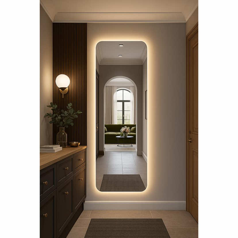 Em Oferta Relâmpago 🔥 Espelho Retangular Led 150cm 170cm Luz Branco e Luz Amarela Grande. Comente ESPELHO e receba o link. #espelhocomled #espelhogrande #espelho #decoração 