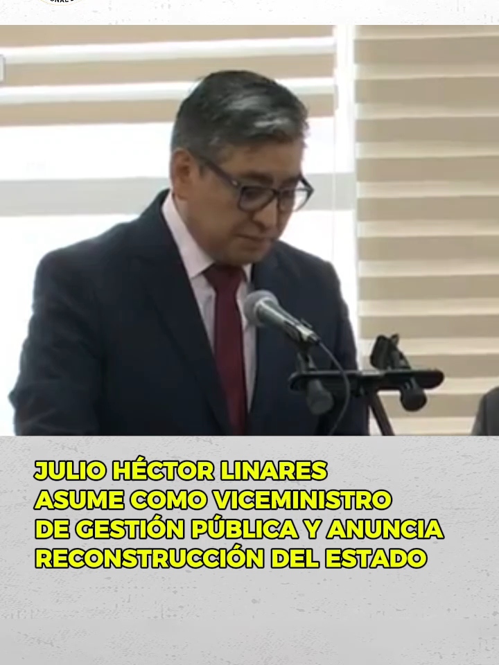 Julio Héctor Linares Calderón asumió como Viceministro de Coordinación de la Gestión Pública, comprometiéndose a transformar la estructura del Estado, promover eficiencia, transparencia y coordinación con gobiernos subnacionales, Asamblea Legislativa, sociedad civil y sector privado. 🇧🇴⚖️💼  #Bolivia #GestiónPública #Transparencia #RedPatriaNueva