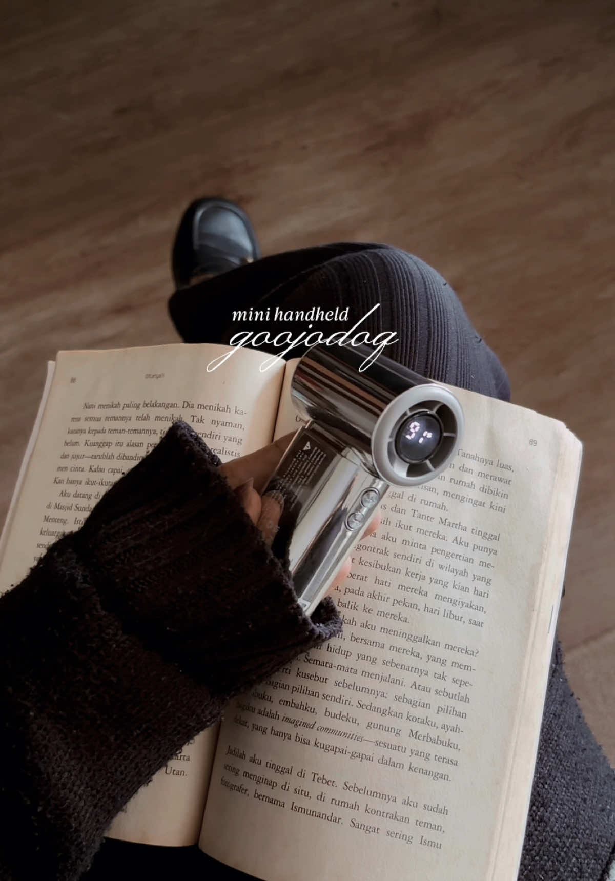 my mini fan - silver ‧₊˚ #minifan #handheldfan #kipasmini #goojodoqfan 