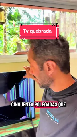 Subistituí a Tv que o hóspede quebrou e o Airbnb ainda não pagou, para que os próximos hóspedes tenham a casa 100% nos próximos aluguéis #creatorsearchinsights #airbnb #superhost #seguro #aircover  @Thiago Ubatuba_Ocean 