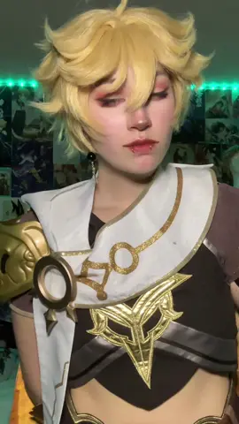 Just let him get tgt with Lumine again 💔 #Aether #GenshinImpact #aethercosplay #genshincosplay #aetherandlumine 