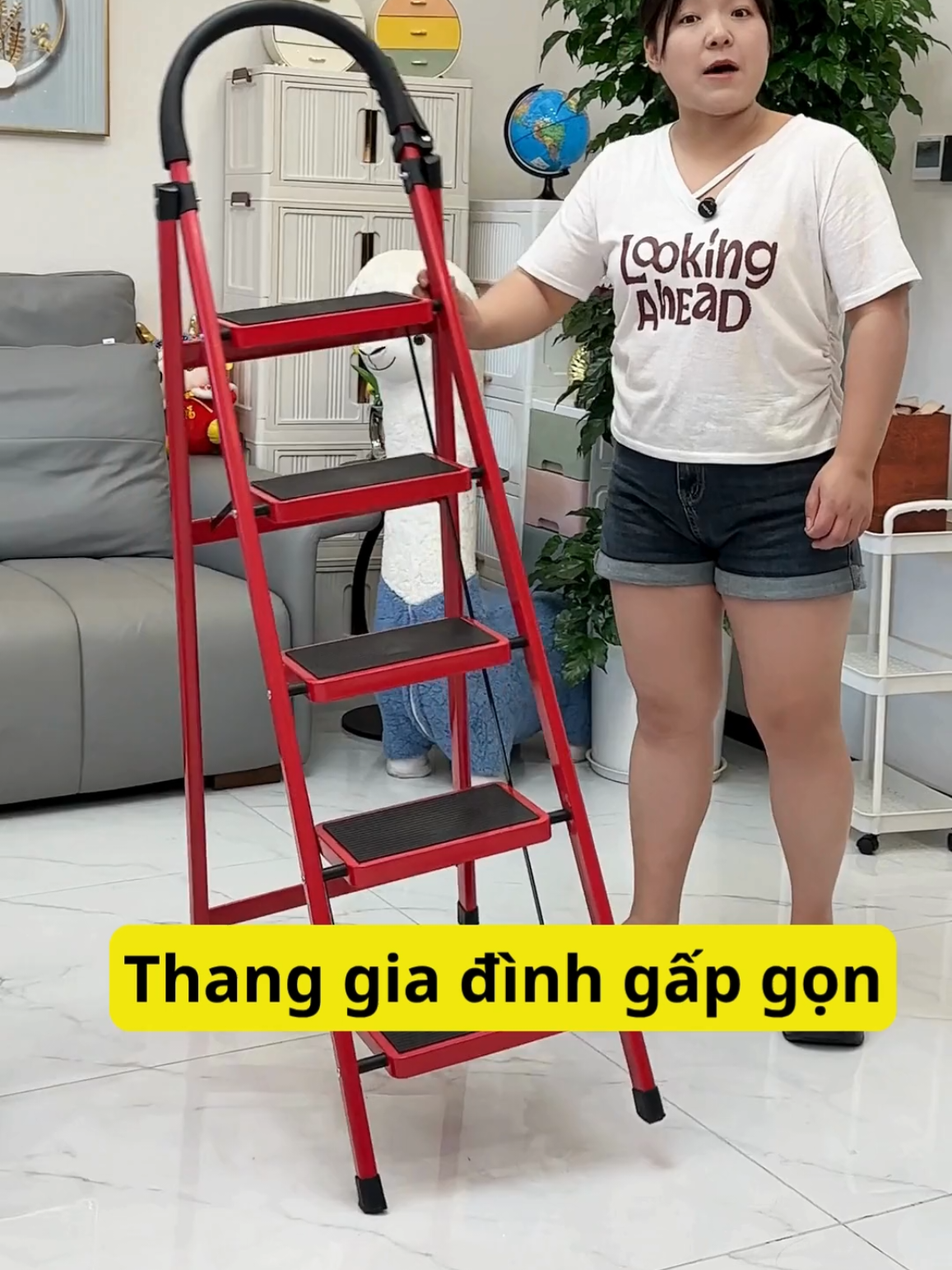 THANG GIA ĐÌNH CHỮ A GẤP GỌN, CHẤT LIỆU THÉP CARBON SƠN TĨNH ĐIỆN BỀN BỈ, CHẮC CHẮN. CÓ TAY VỊN VÀ CHÂN NÚM CAO SU CHỐNG TRƯỢT RẤT AN TOÀN. #thanggapgon #thangantoan #thanggiadinhgapgon  #thangchuagapgon #thanggiadinh 