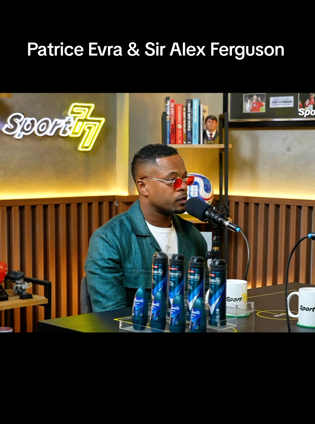 Patrice Evra & Sir Alex Ferguson in Machester United on @sport77official  podcast 🔥🥶 #fyp #foryou #foryoupage #manchesterunited #football 