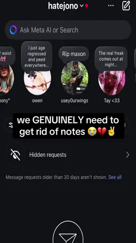 why are my notes like this bro 😭💔✌️ #instagram #notes #fyp #fypシ #mutuals 