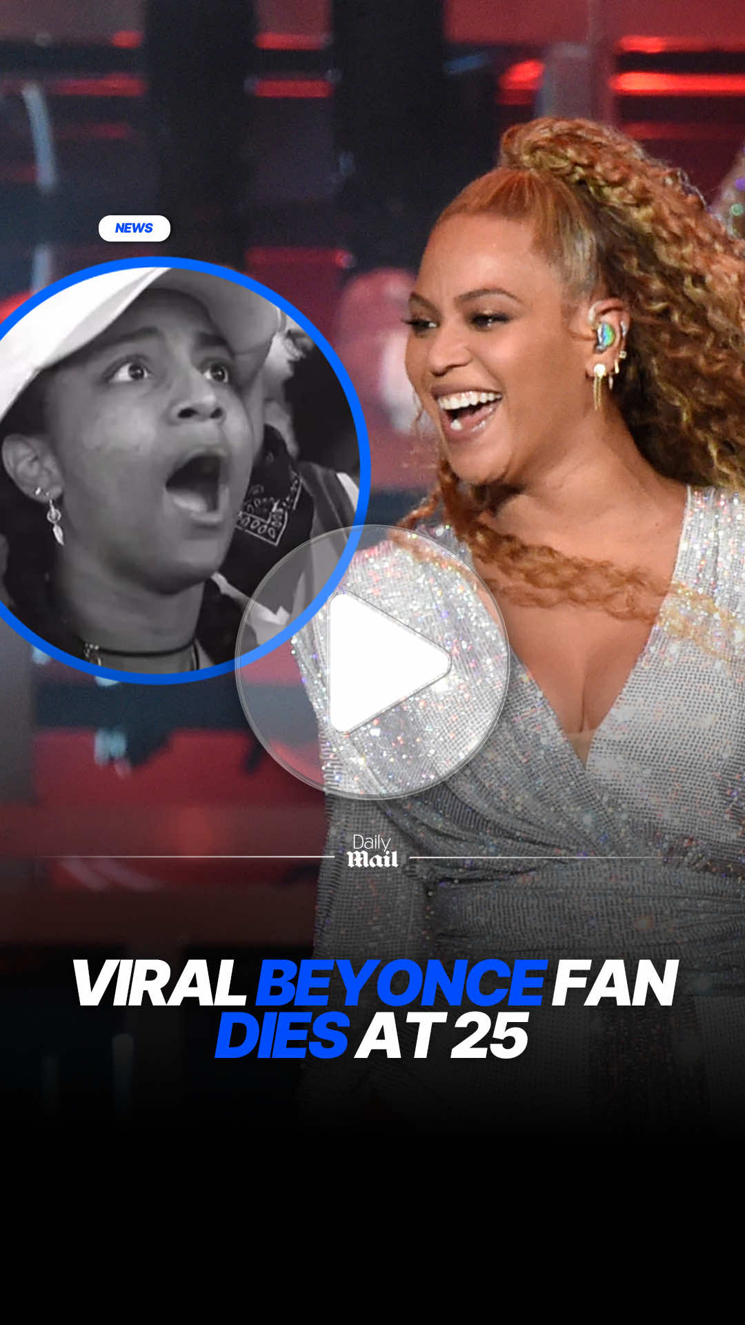 Sydney Hardeman, also known as Beyoncé's biggest fan, took her own life at just 25-years-old on November 8th. Hardeman, who went viral for her reaction during the music icon's Coachella set back in 2018, was engaged and set to marry in April 2026. On Hardeman's GoFundMe page a close associate of hers wrote: 'She was an incredible pilot, deeply educated and passionate about everything she did.' Read Tina Knowles’ tribute to Hardeman on DailyMail.com 📷 Getty Images / Netflix #beyonce #coachella #tribute #fyp #news 