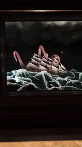 Fun fact: Having God on your ship doesn’t mean you won’t face storms (or giant krakens), it just means no storm or kraken can sink your ship. In 1979, while escaping the fall of Saigon, the captain of the boat ordered my mother to throw my body overboard before it started to “stink up the ship.” I was dying so she told him she will throw my body overboard once I stopped breathing. We had already been attacked by sea pirates 3 times and there was still no land in sight. But in our despair, we still had hope …. “When you go through deep waters, I will be with you. When you go through rivers of difficulty, you will not drown. When you walk through the fire of oppression, you will not be burned up; the flames will not consume you.” Isaiah 43:2. So if you’re going through a tough time, know that He is the way-maker, miracle-worker, promise-keeper, and the light in the darkness. ❤️ Watch the full build on YouTube! ☺️ #art#diorama#sculpture#entertainment