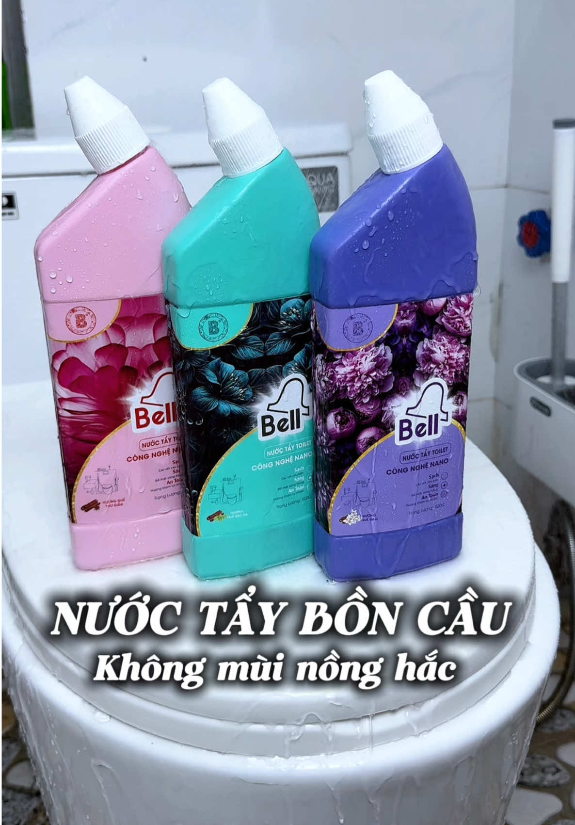 Nước tẩy bồn cầu Bell không mùi nồng hắc, tẩy sạch nhanh chóng#tayboncaubell #taytoiletbell #nuoctayboncau #giadungtienich #huongkhenh91 