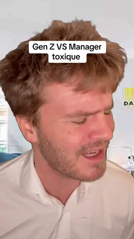 Gen vs manager toxique #pourtoi #sketch #humour #fake #genz 