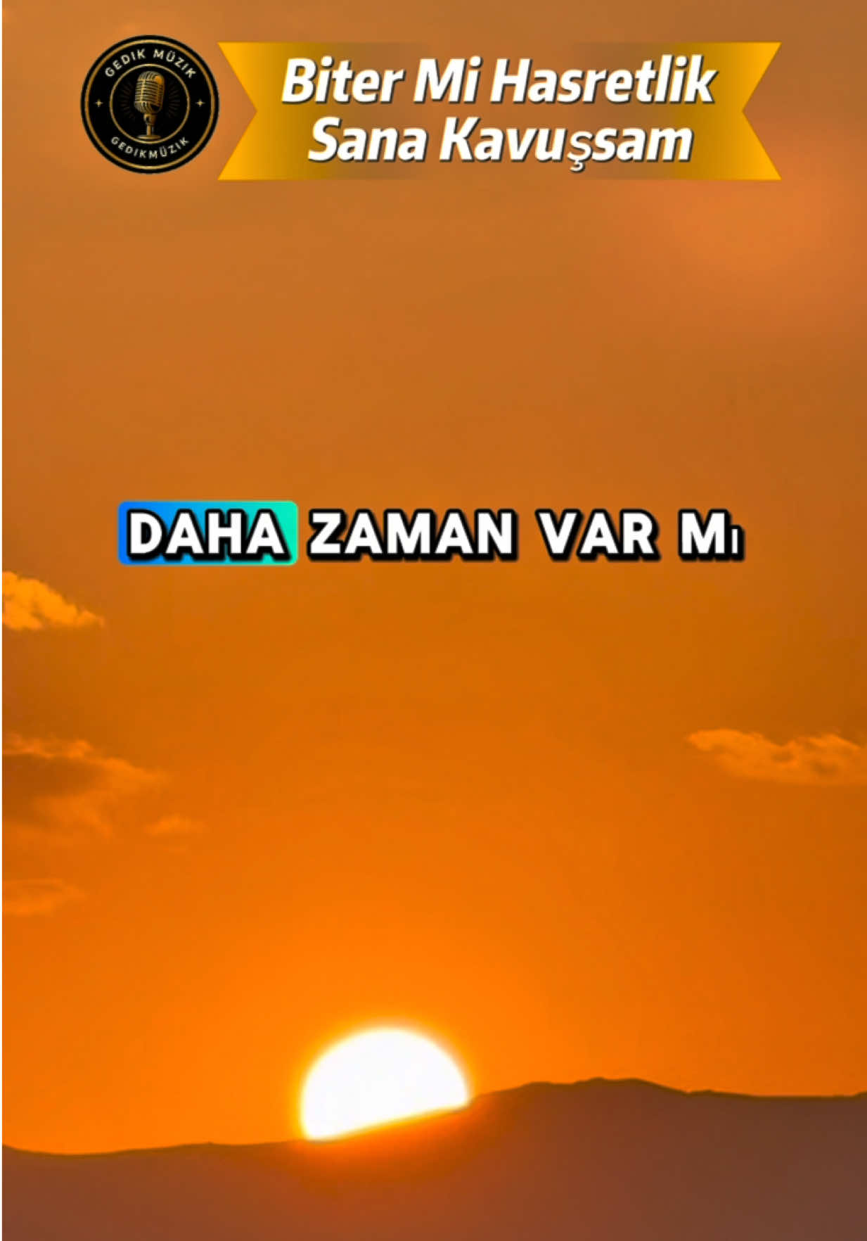 Biter Mi Hasretlik Sana Kavuşsam #gedikmüzik #bitermihasretliksanakavuşsam 