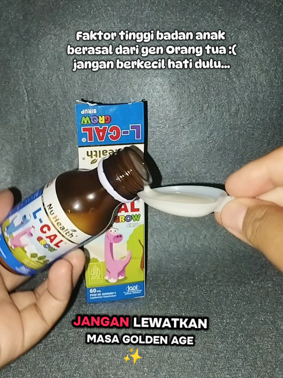 jangan berkecil hati karena masih ada solusi, rutin minum L-Cal Grow bantu optimalkan tinggi anak  #lcalgrow #vitaminkalsium #tinggibadananak #suplemenkalsium #lcal 