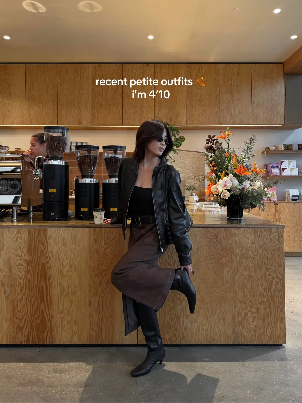 what I’ve been wearing living in LA 🤳 #falloutfit #fallfashion #OOTD #petitefashion 