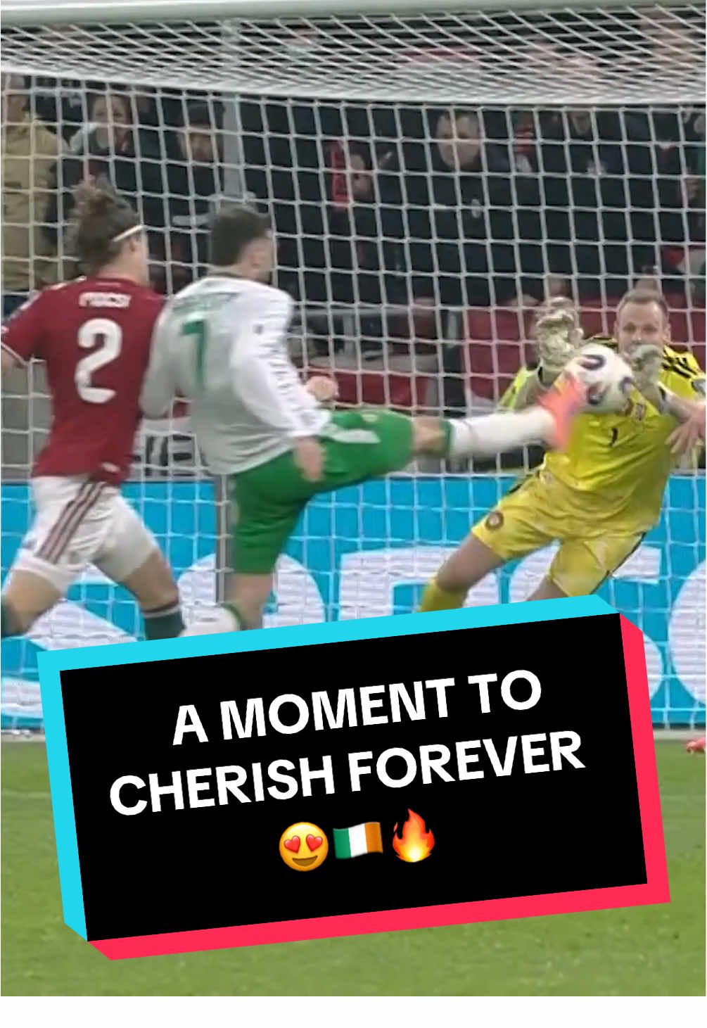 The drama. The finish. The scenes. The limbs. What a moment 🔥😭🇮🇪 #ireland #irelandfootball #coybig #troyparrott #worldcupqualifiers 