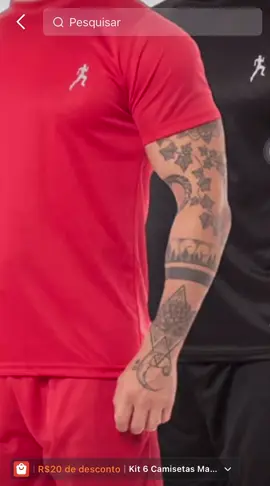 Kit 6 camisetas + 6 bermudas masculina esportiva 😉 #https://https://s.shopee.com.br/40YmXoHEMQ