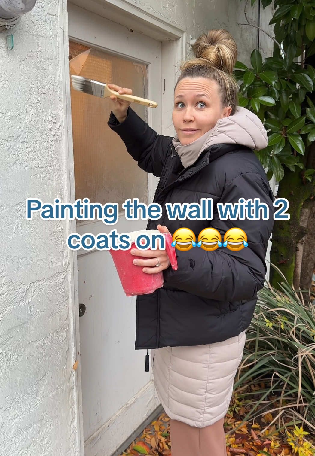 Make sure to paint with 2 coats! 😂  #painting #funnyvideo  #comedyvideo #humortiktok 